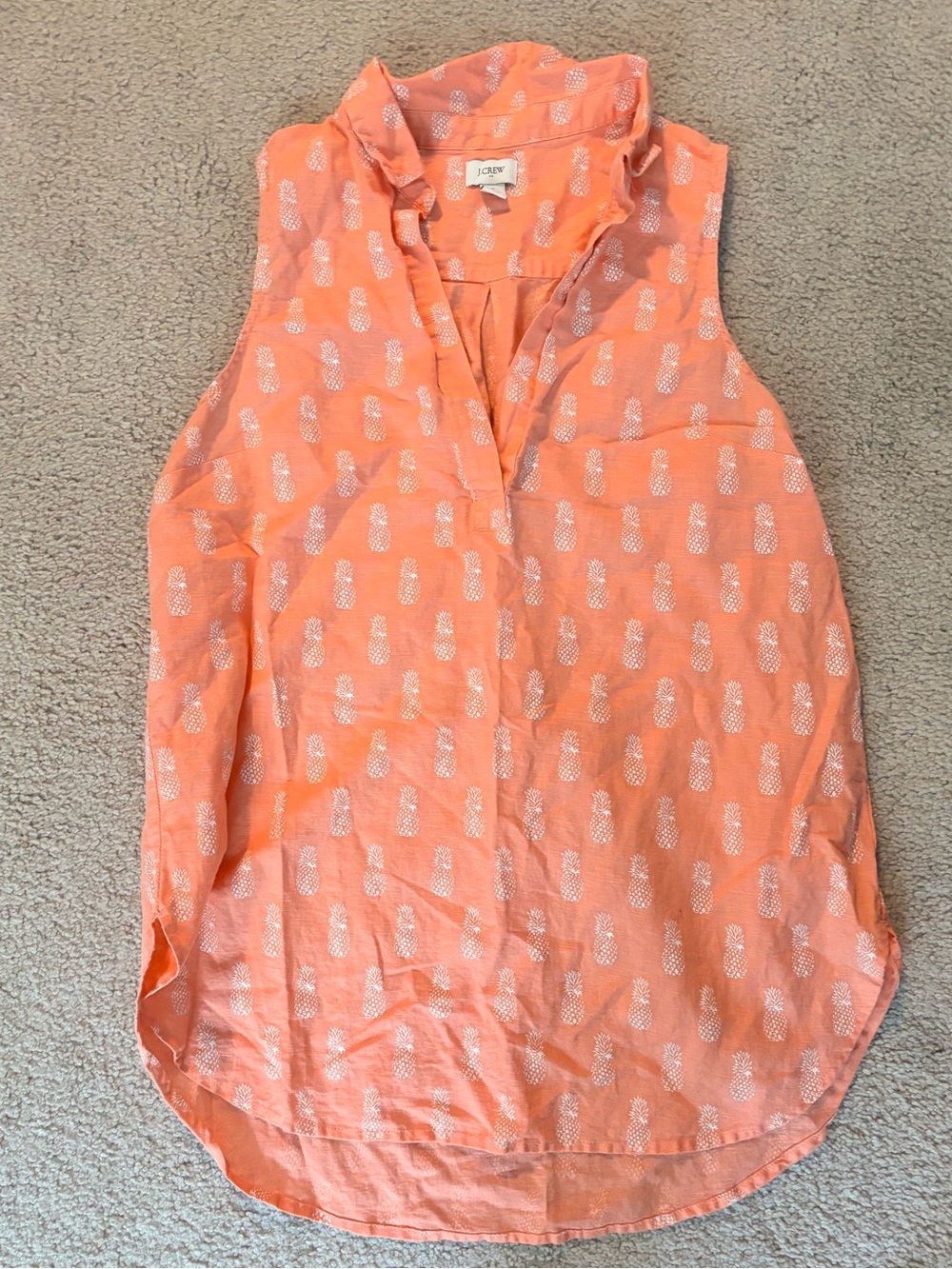 J Crew Pineapple Top